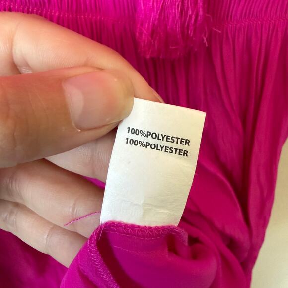 Ramy Brook Magenta Pink Tiered Mini Dress Size M - Picture 6 of 6